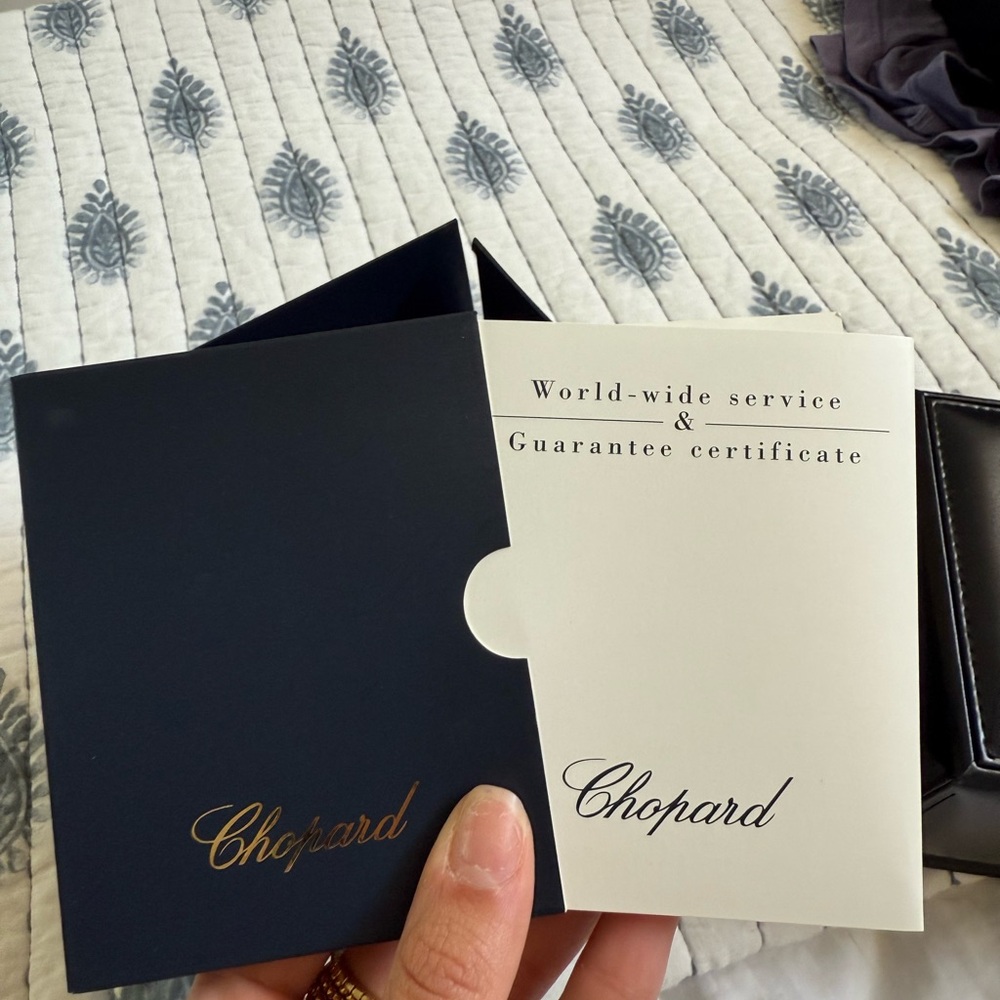 Chopard Silver Square Clock in Display Box - Picture 4 of 4